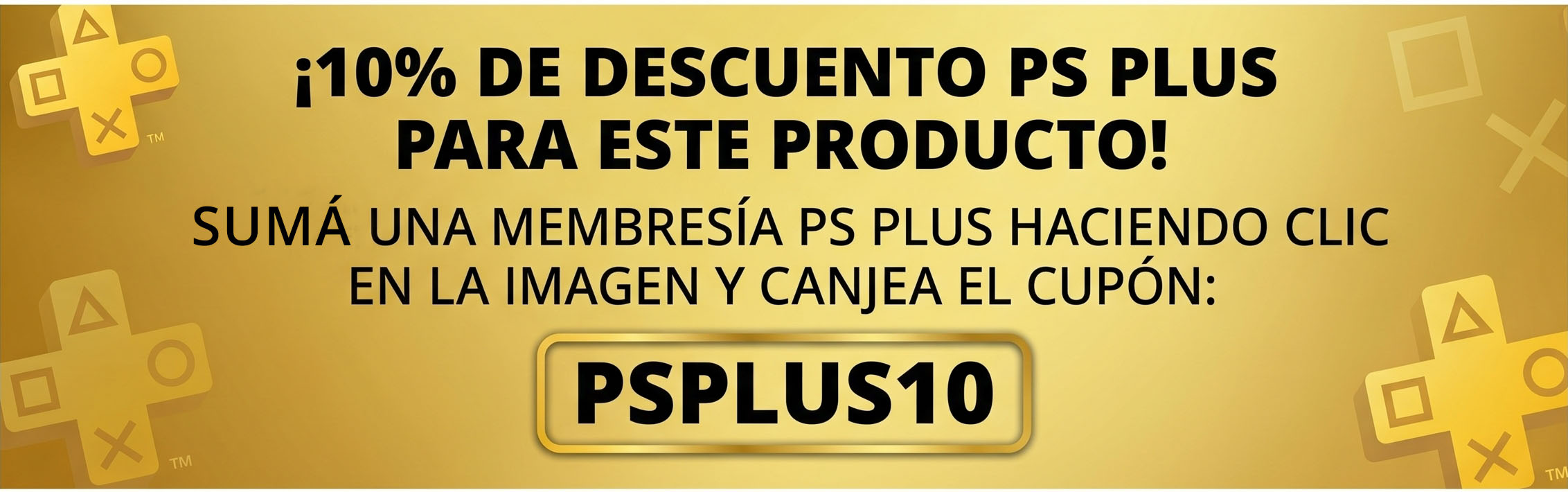 10% Off en PS Plus para este producto